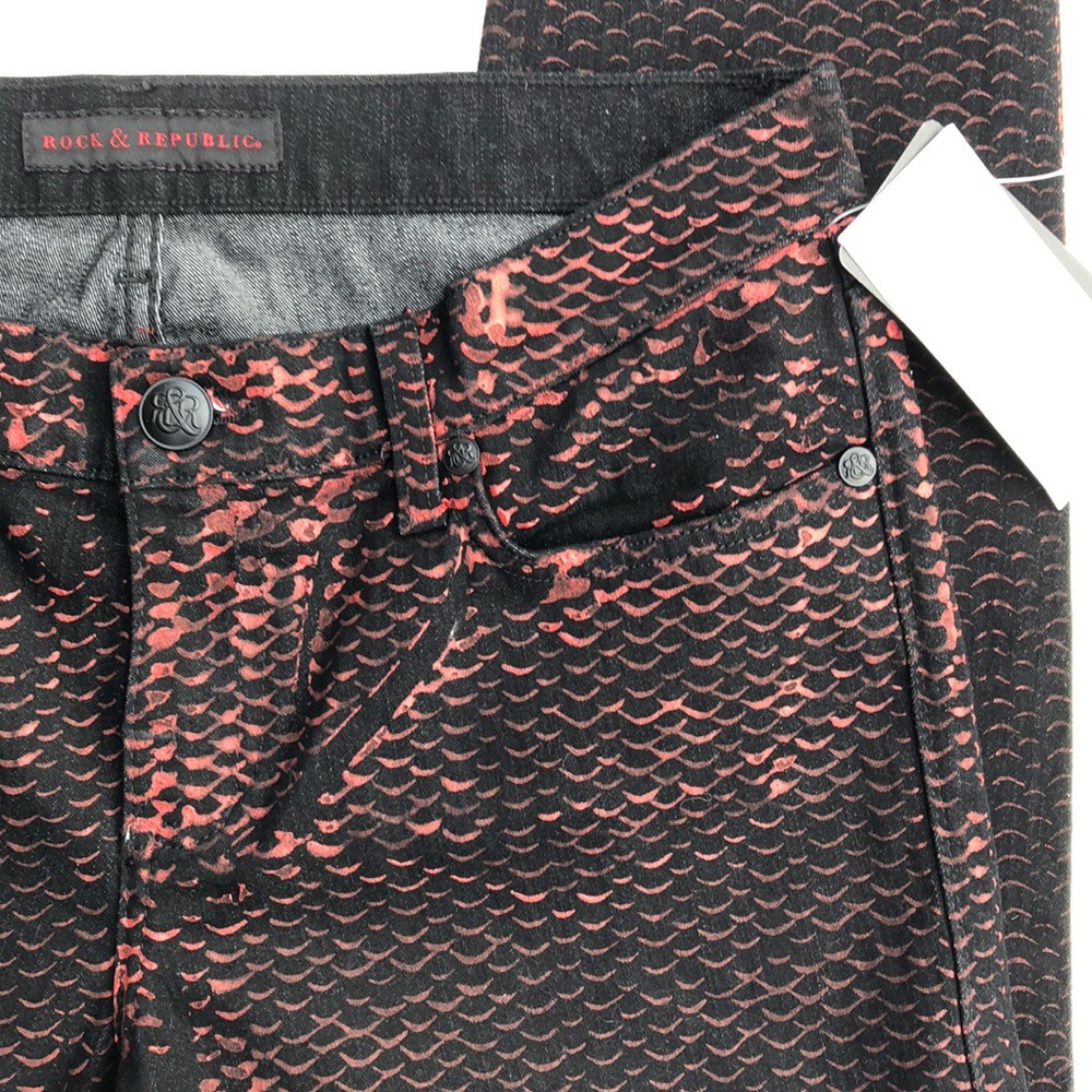 NWT rock & Republic Bonaire Red Jeans Size 29
